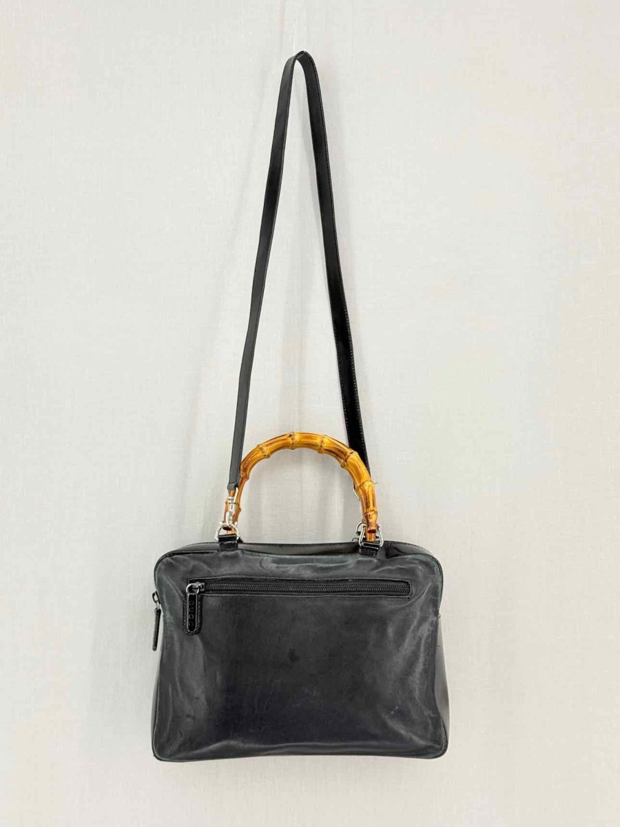 Pre-loved GUCCI Vintage Black Top Handle at Reems Closet