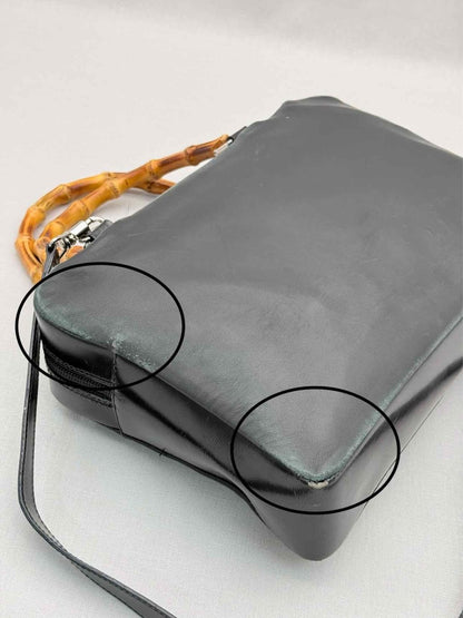 Pre-loved GUCCI Vintage Black Top Handle at Reems Closet