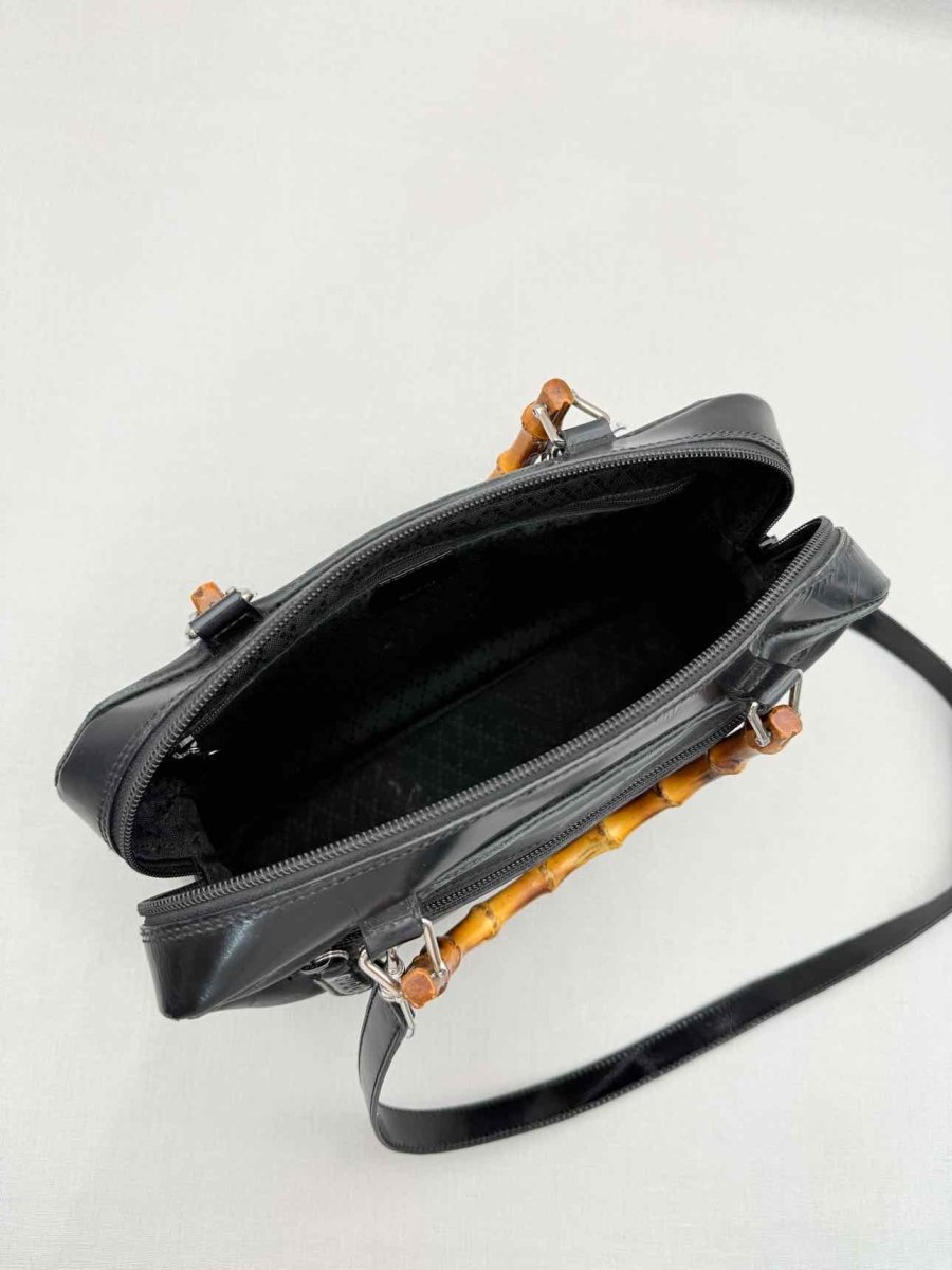 Pre-loved GUCCI Vintage Black Top Handle at Reems Closet