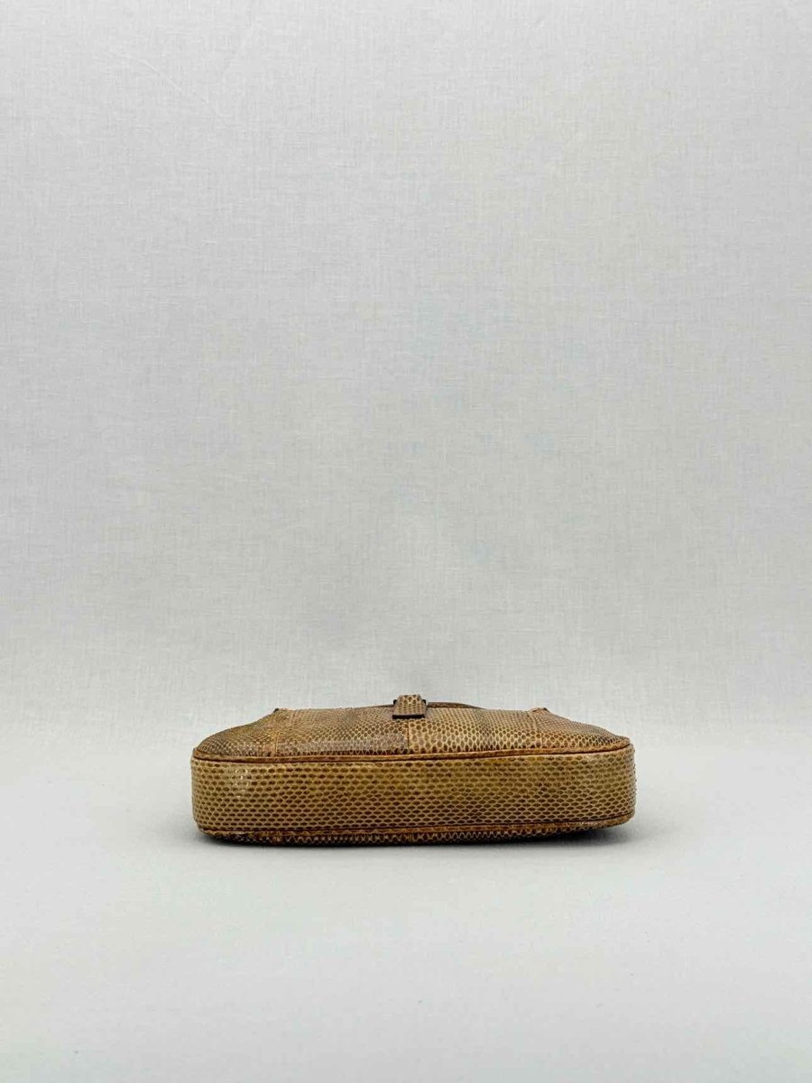 Pre - loved GUCCI Vintage Brown Shoulder Bag at Reems Closet