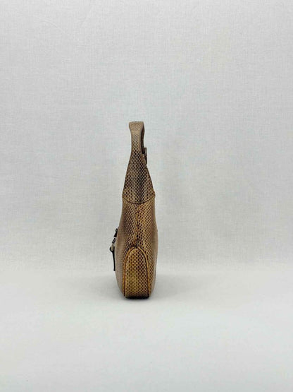 Pre - loved GUCCI Vintage Brown Shoulder Bag at Reems Closet