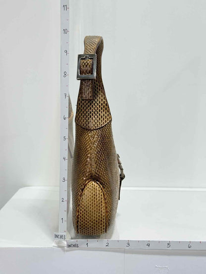 Pre - loved GUCCI Vintage Brown Shoulder Bag at Reems Closet