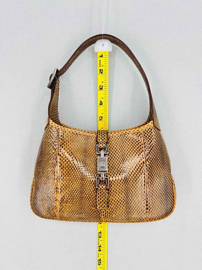 Pre - loved GUCCI Vintage Brown Shoulder Bag at Reems Closet