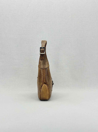 Pre - loved GUCCI Vintage Brown Shoulder Bag at Reems Closet