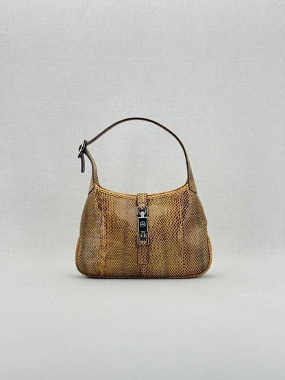 Pre - loved GUCCI Vintage Brown Shoulder Bag at Reems Closet