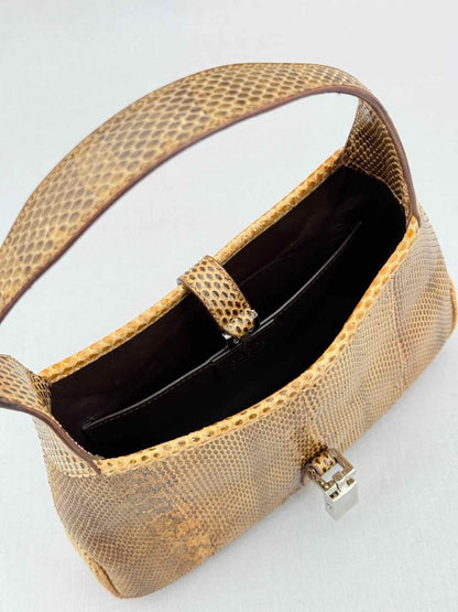 Pre - loved GUCCI Vintage Brown Shoulder Bag at Reems Closet