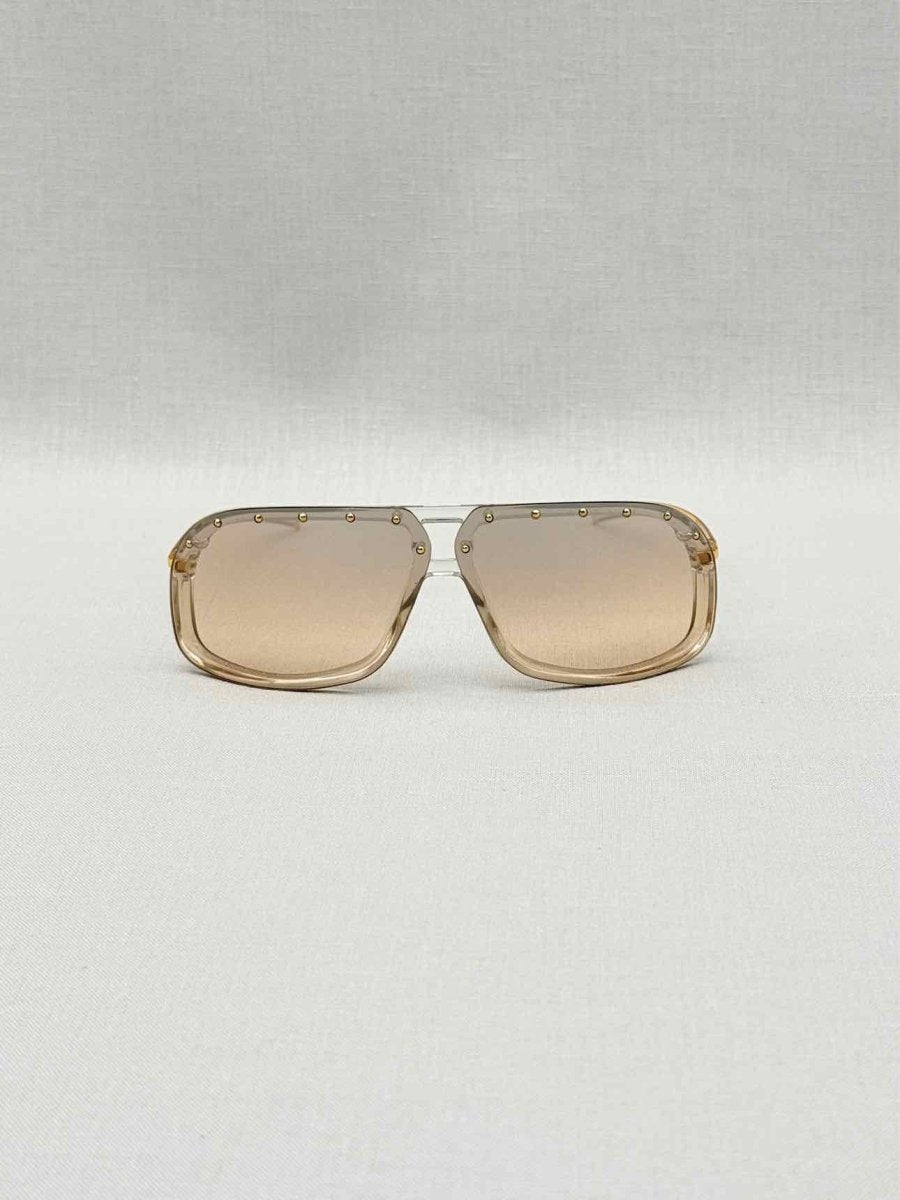 Pre-loved GUCCI Vintage Gold Tone Sunglasses at Reems Closet