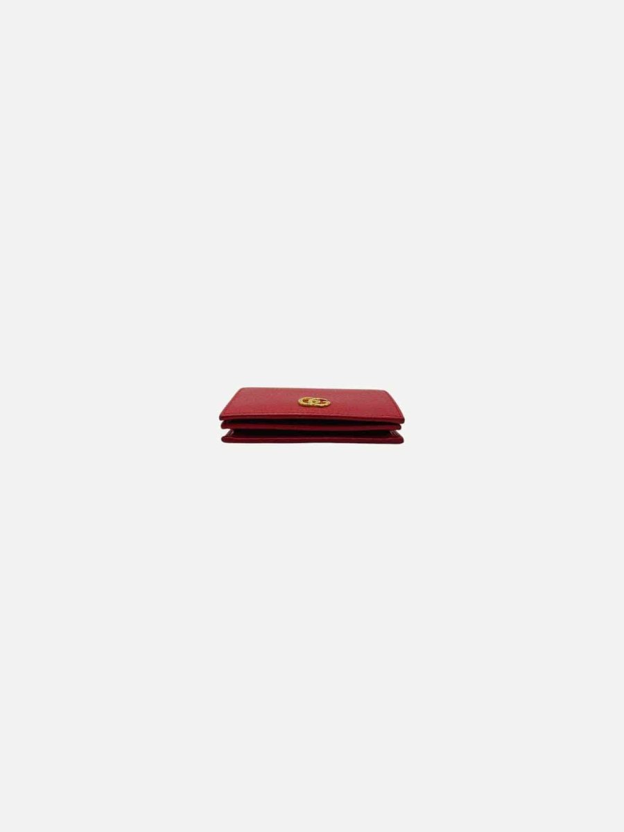 Pre - loved GUCCI Wallet Red Card Case at Reems Closet