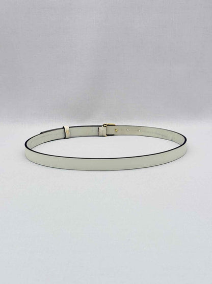 Pre-loved GUCCI White Belt at Reems Closet