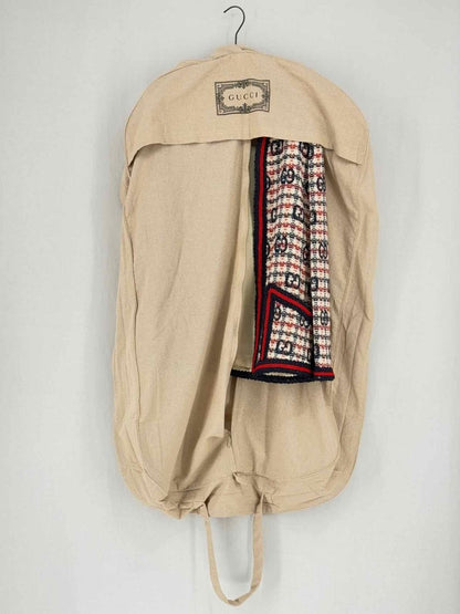 Pre - loved GUCCI White & Blue Checked Size US 8 Jacket at Reems Closet