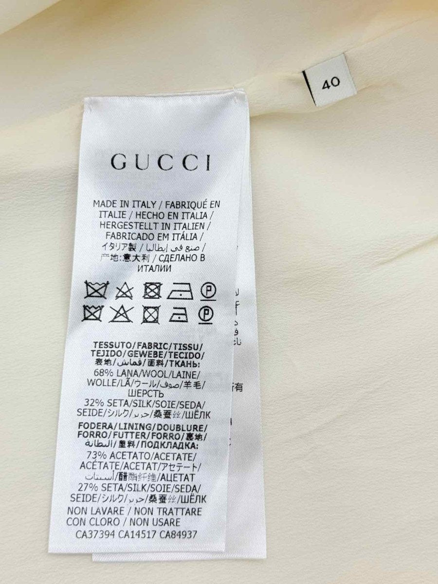 Pre - loved GUCCI White Size US 4 Top at Reems Closet