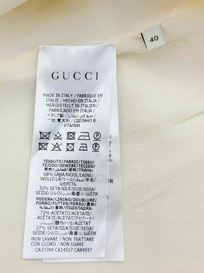 Pre - loved GUCCI White Size US 4 Top at Reems Closet