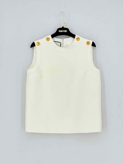 Pre - loved GUCCI White Size US 4 Top at Reems Closet