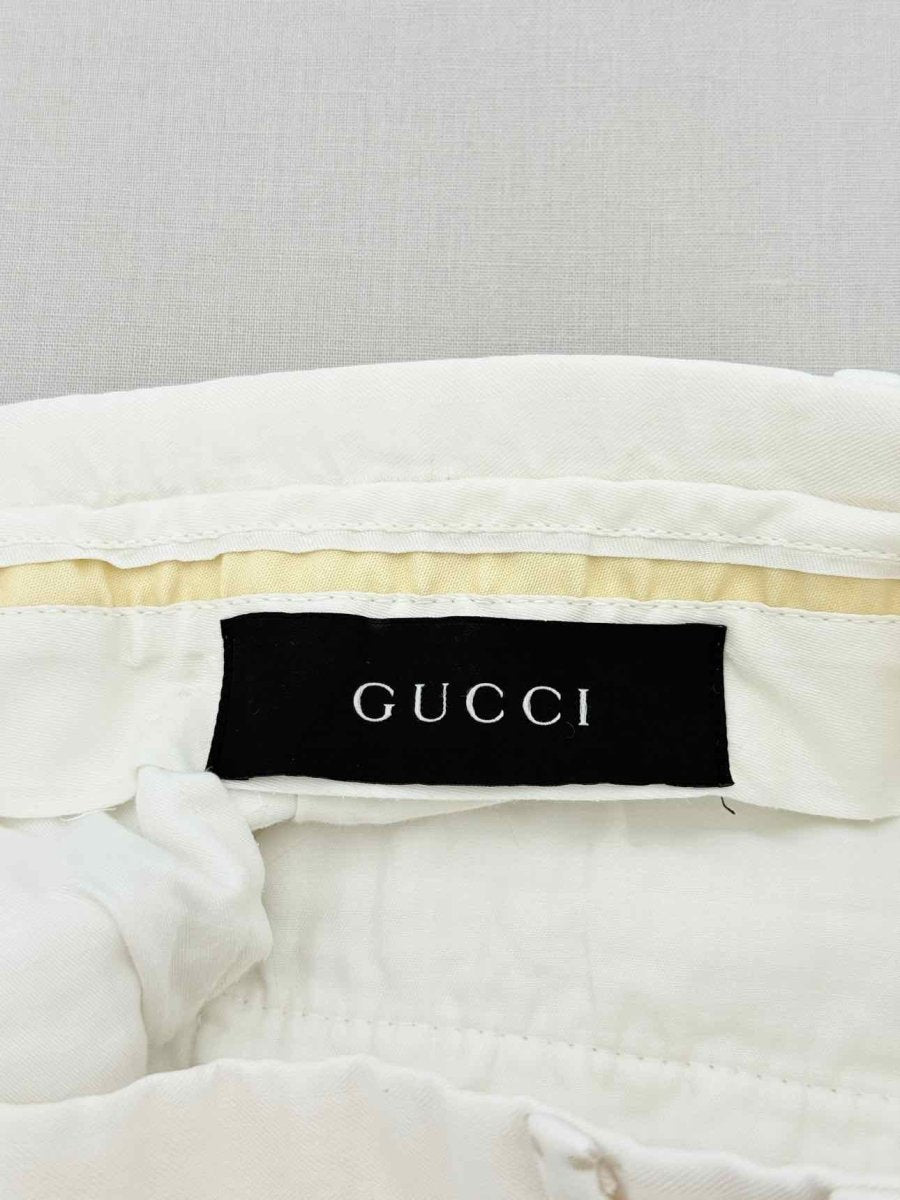 Pre - loved GUCCI White Size US 6 Pants at Reems Closet