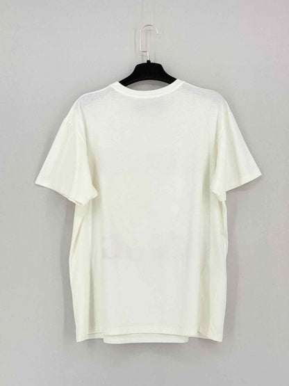 Pre - loved GUCCI White w/ Red & Yellow Printed Size Small T-shirt at Reems Closet