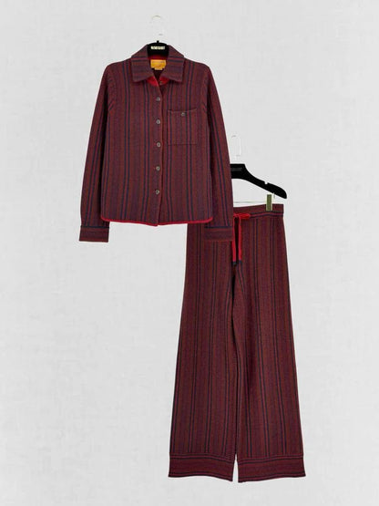 Pre - loved GUEST IN RESIDENCE Dylan Striped Size Small Outfit Set at Reems Closet
