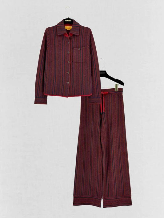 Pre - loved GUEST IN RESIDENCE Dylan Striped Size Small Outfit Set at Reems Closet