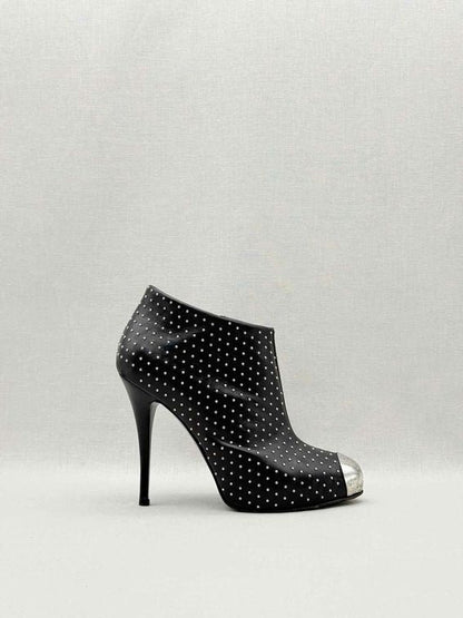 Pre-loved GUISEPPE ZANOTTI 2013 Black Cap Toe Size EU 38 Booties at Reems Closet