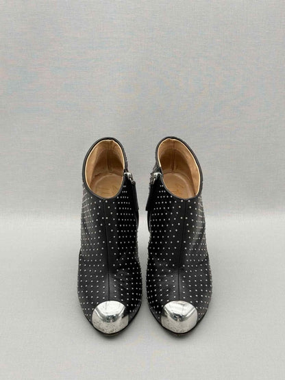 Pre-loved GUISEPPE ZANOTTI 2013 Black Cap Toe Size EU 38 Booties at Reems Closet