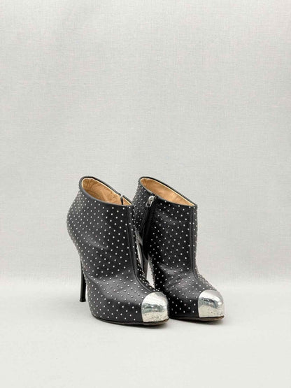 Pre-loved GUISEPPE ZANOTTI 2013 Black Cap Toe Size EU 38 Booties at Reems Closet