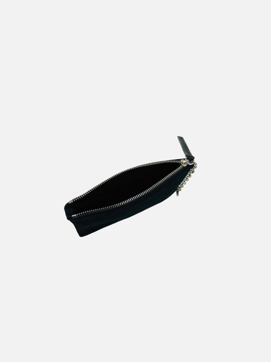 Pre - loved GUISEPPE ZANOTTI Black Pouch at Reems Closet