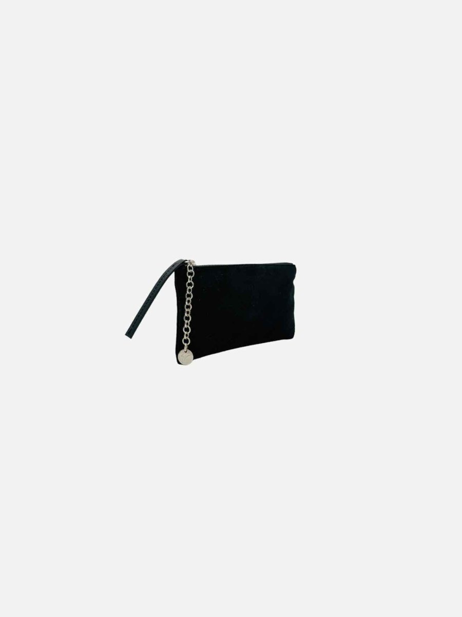 Pre - loved GUISEPPE ZANOTTI Black Pouch at Reems Closet