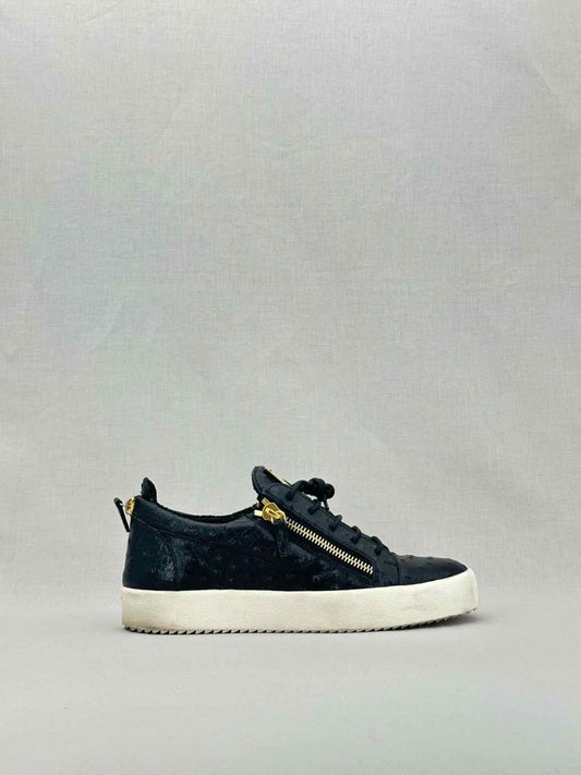 Pre - loved GUISEPPE ZANOTTI Black & White Size EU 43.5 Sneakers at Reems Closet