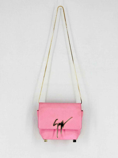 Pre - loved GUISEPPE ZANOTTI Pink Crossbody at Reems Closet