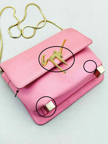 Pre - loved GUISEPPE ZANOTTI Pink Crossbody at Reems Closet