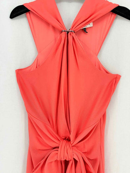 Pre - loved HALSTON Orange Size US 4 Long Dress at Reems Closet
