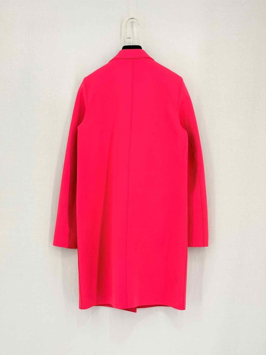 Pre-loved HARRIS WHARF LONDON Scuba Cocoon Pink Size US 6 Coat at Reems Closet