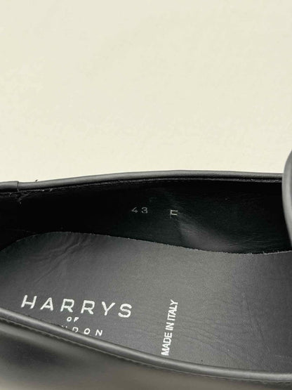 Pre - loved HARRYS LONDON Tweed Black Size EU 43 Loafers at Reems Closet