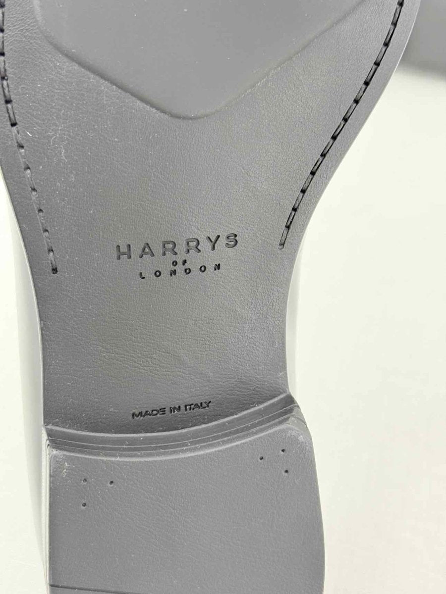 Pre - loved HARRYS LONDON Tweed Black Size EU 43 Loafers at Reems Closet