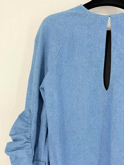 Pre - loved HELLESSEY Blue Size US 4 Blouse at Reems Closet