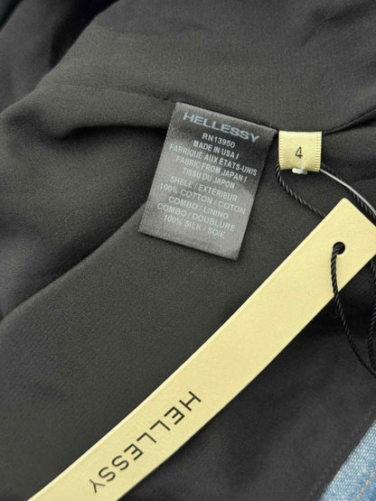 Pre - loved HELLESSEY Blue Size US 4 Blouse at Reems Closet