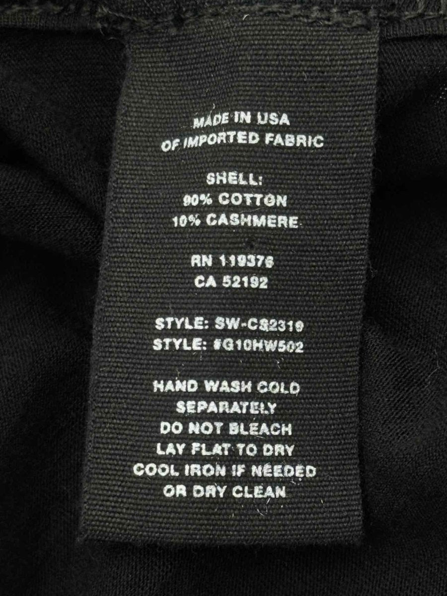 Pre - loved HELMUT LANG Black Size Medium Top at Reems Closet