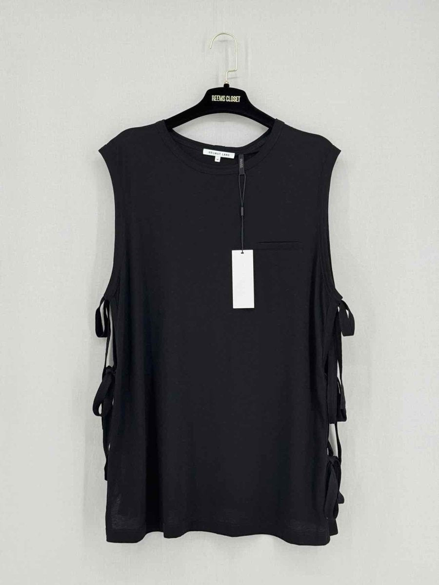 Pre - loved HELMUT LANG Black Size Medium Top at Reems Closet