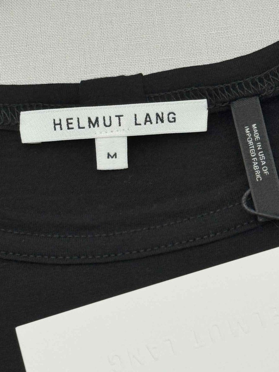 Pre - loved HELMUT LANG Black Size Medium Top at Reems Closet