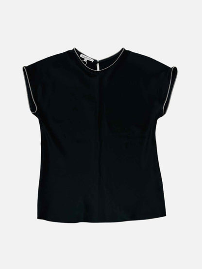 Pre - loved HELMUT LANG Black Top at Reems Closet