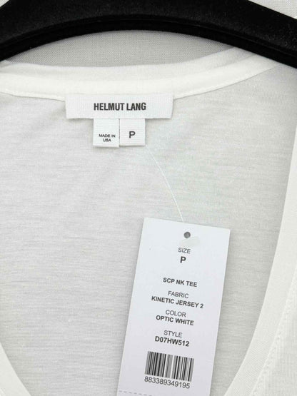 Pre - loved HELMUT LANG White Size Small T-shirt at Reems Closet