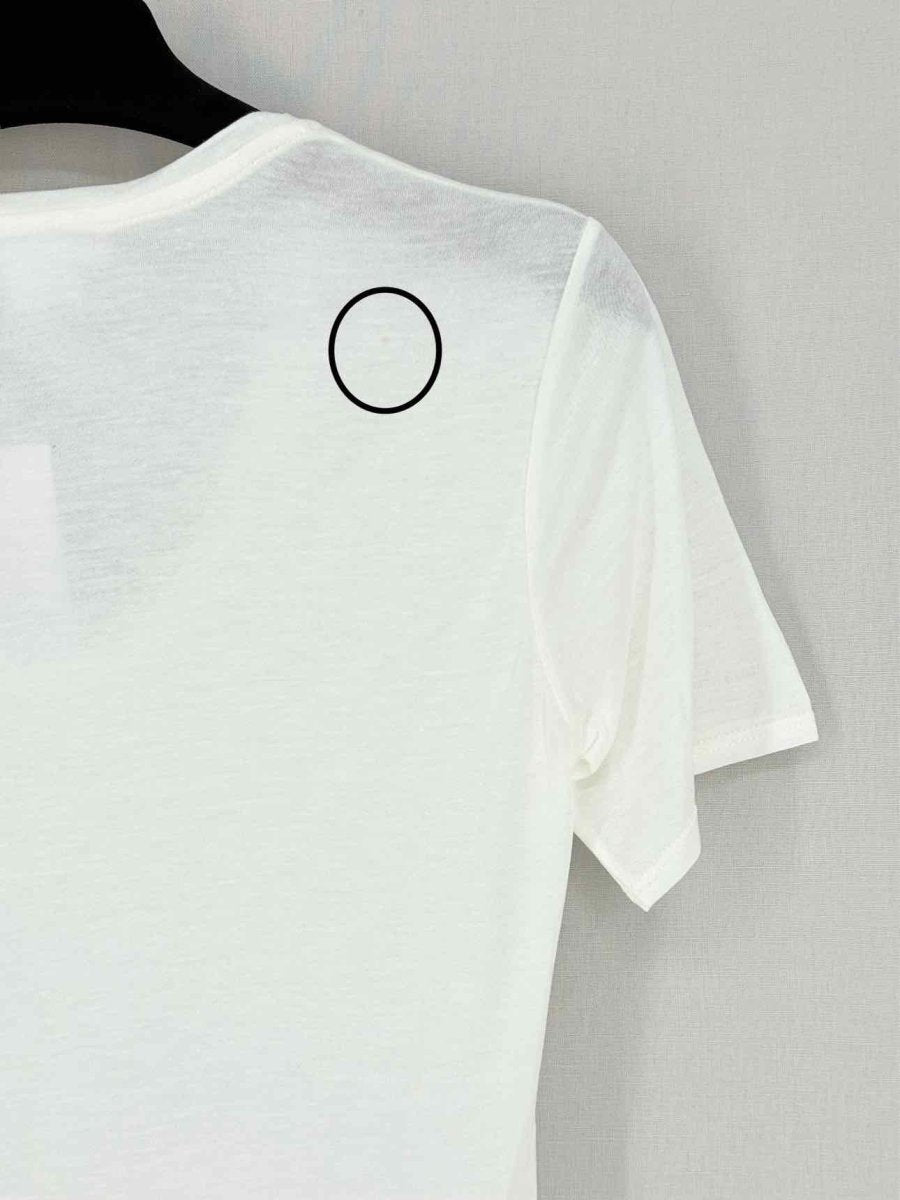 Pre - loved HELMUT LANG White Size Small T-shirt at Reems Closet