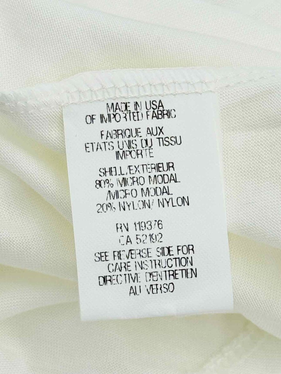 Pre - loved HELMUT LANG White Size Small T-shirt at Reems Closet
