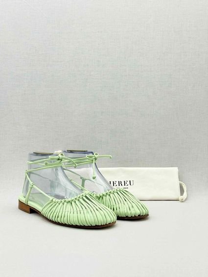Pre - loved HEREU Mantera Mint Green Size EU 39 Sandals at Reems Closet