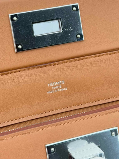 Pre - loved HERMES 24/24 Brown Top Handle at Reems Closet