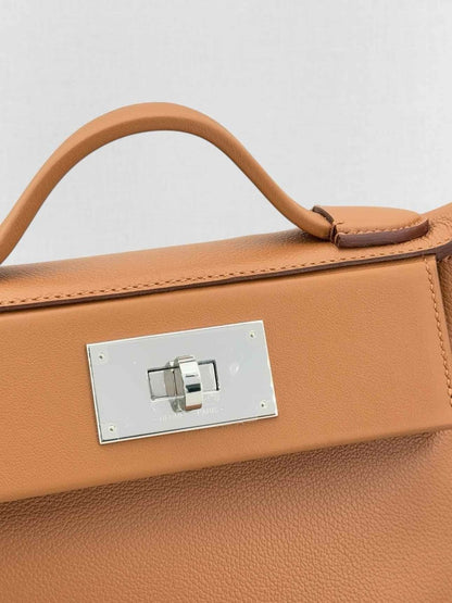 Pre - loved HERMES 24/24 Brown Top Handle at Reems Closet