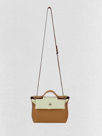 Pre - loved HERMES 24/24 Brown Top Handle at Reems Closet