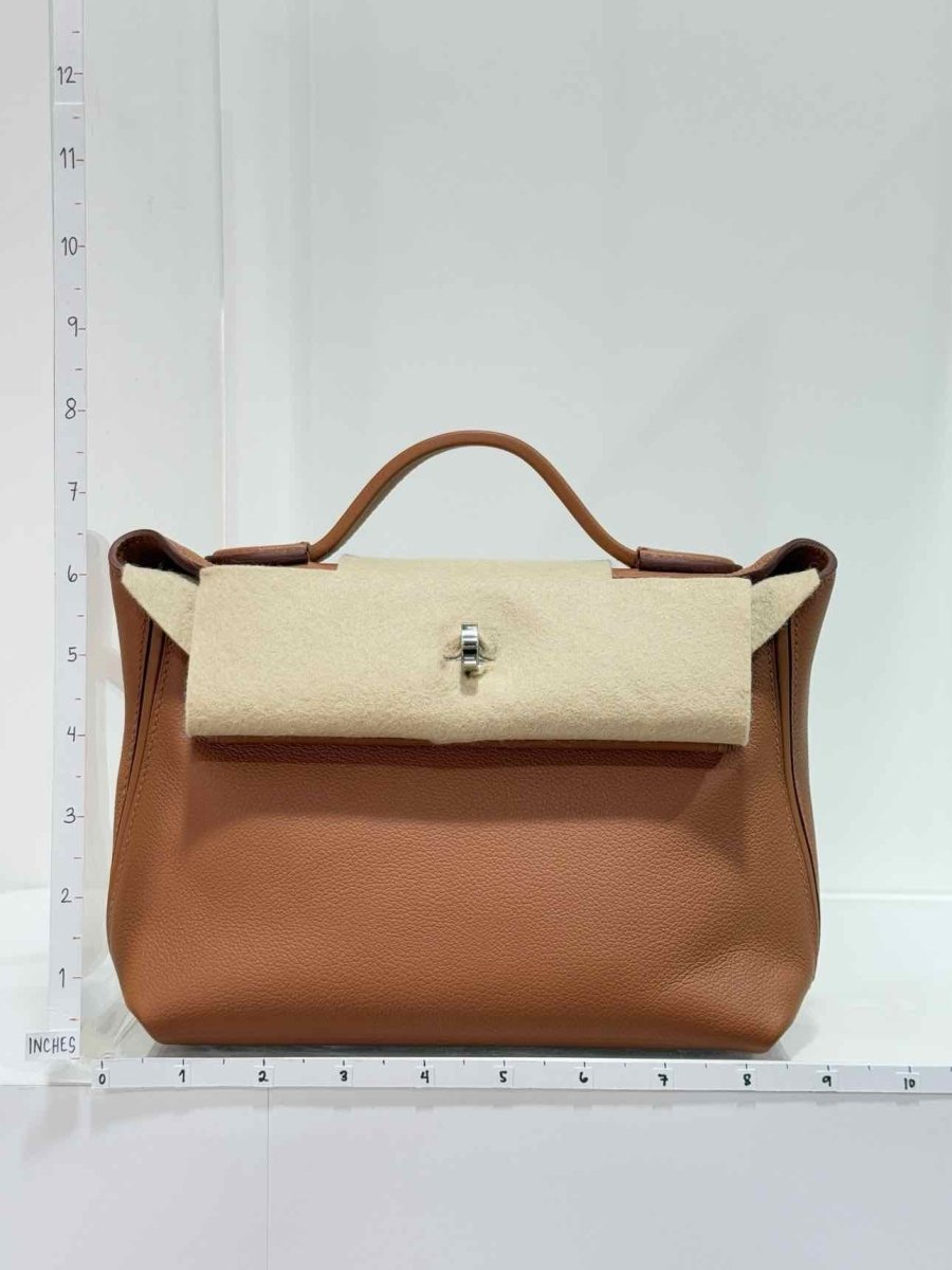Pre - loved HERMES 24/24 Brown Top Handle at Reems Closet