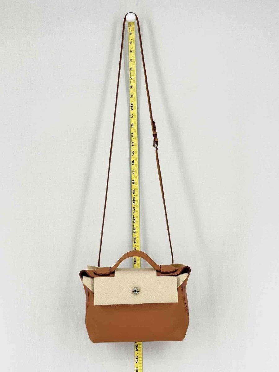 Pre - loved HERMES 24/24 Brown Top Handle at Reems Closet