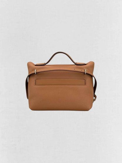 Pre - loved HERMES 24/24 Brown Top Handle at Reems Closet