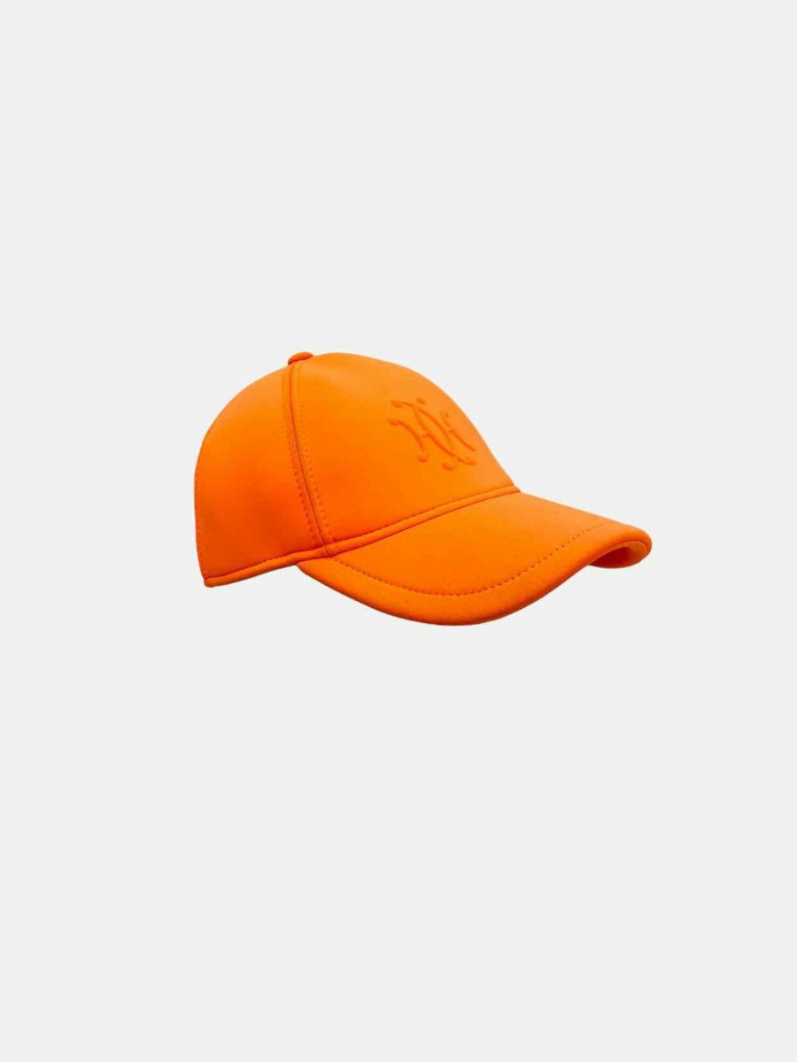 Pre - loved HERMES Atlantic Baseball Orange Cap at Reems Closet